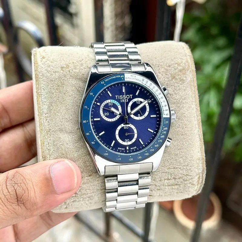 Tissot PR516 Chronograph Blue Dial 1