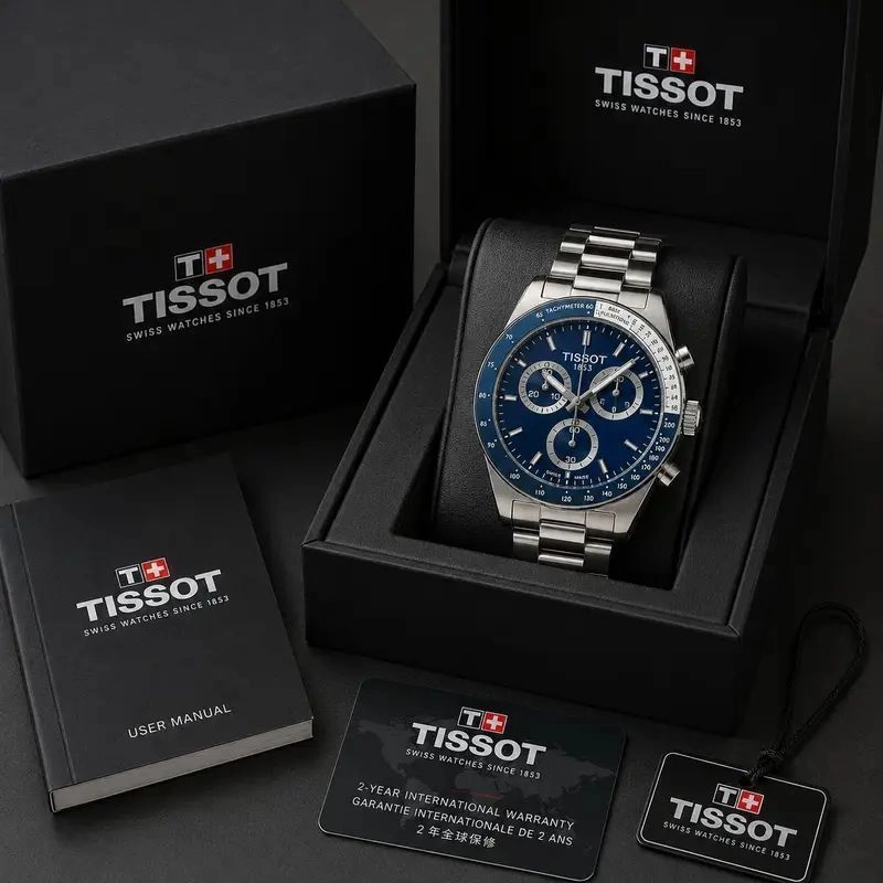 Tissot PR516 Chronograph Blue Dial 5