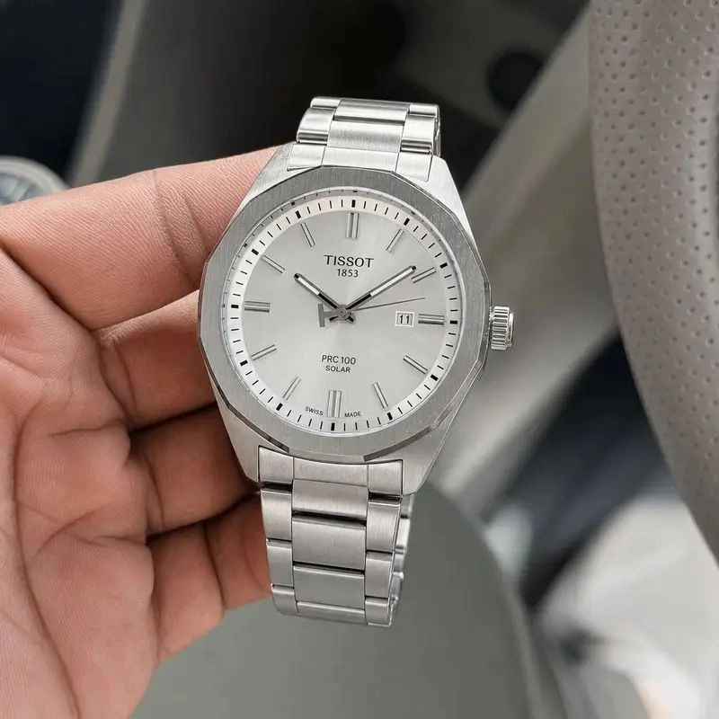 Tissot PRC 100 Swiss White Dial Quartz 2