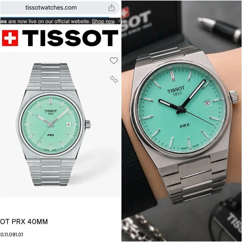 Tissot PRX 40mm Tiffany Dial 2