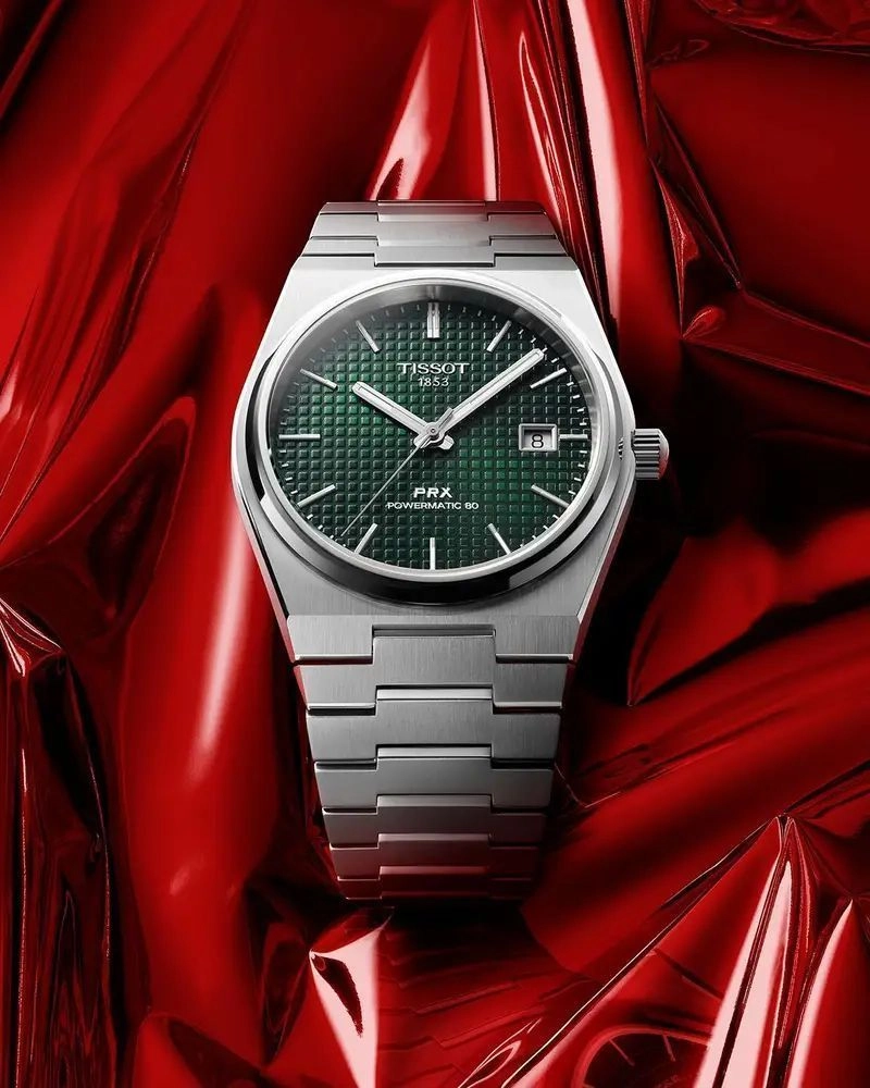 Tissot PRX Automatic Electric Green Dial 1