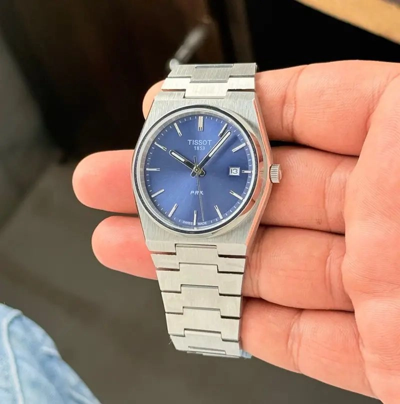 Tissot PRX Automatic Silver Tone Blue Dial 1