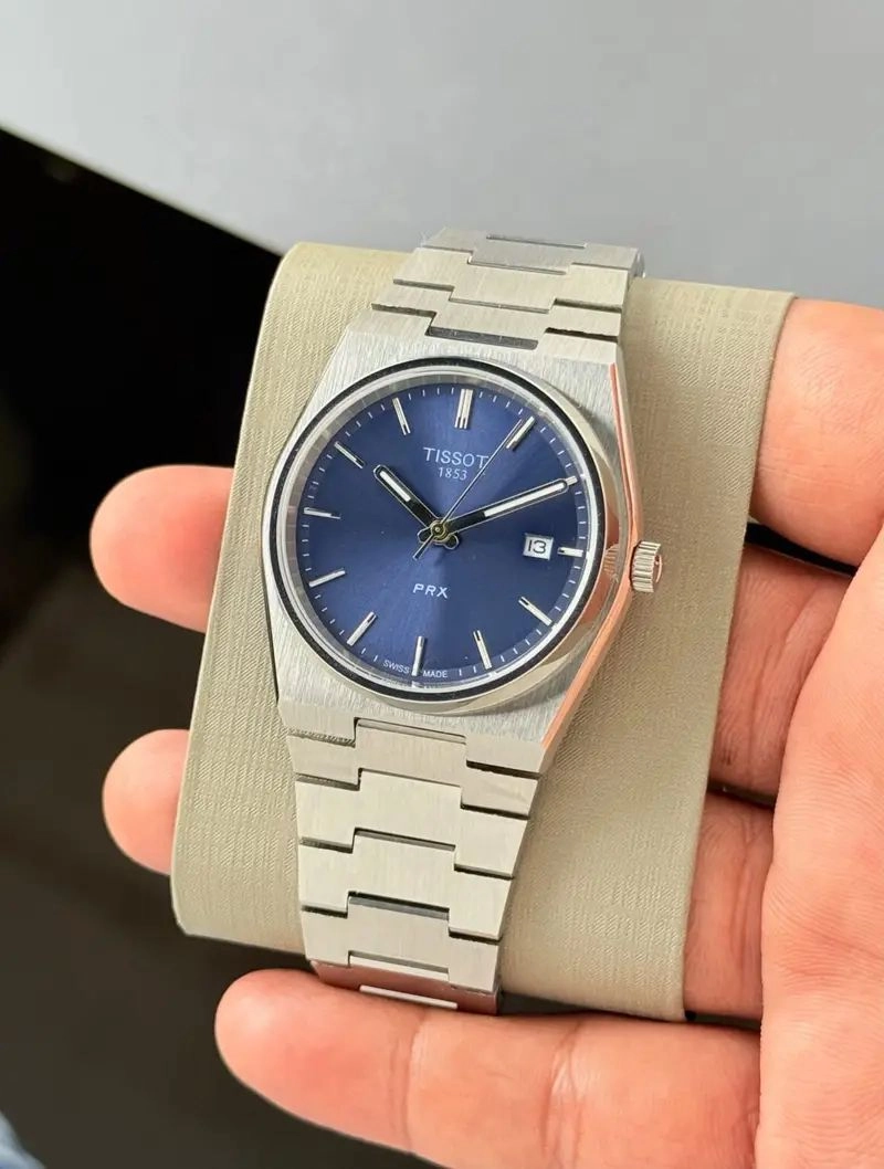 Tissot PRX Automatic Silver Tone Blue Dial 2