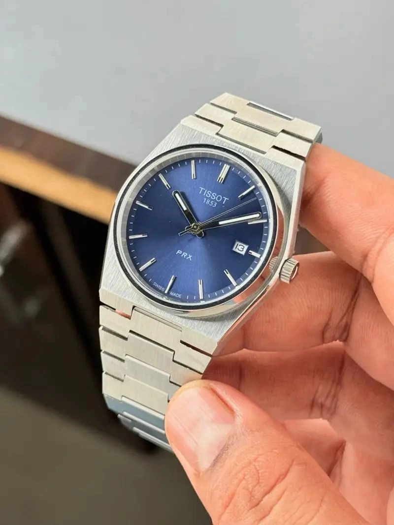 Tissot PRX Automatic Silver Tone Blue Dial 3