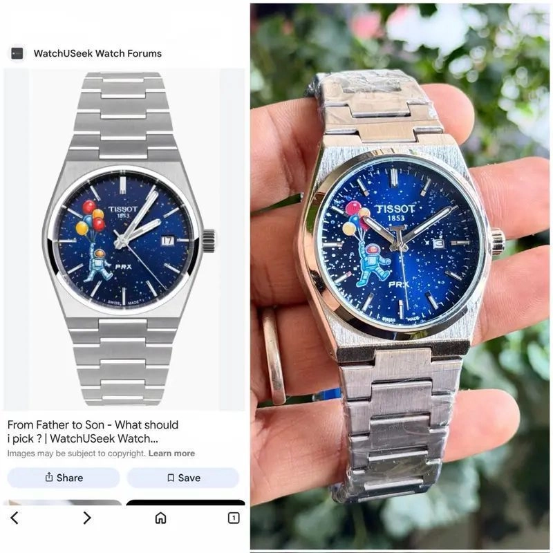 Tissot PRX Blue Dial Quartz 3