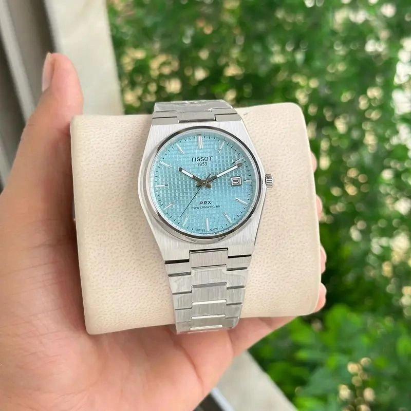 Tissot Prx Powermatic 80 Tiffany Blue 1