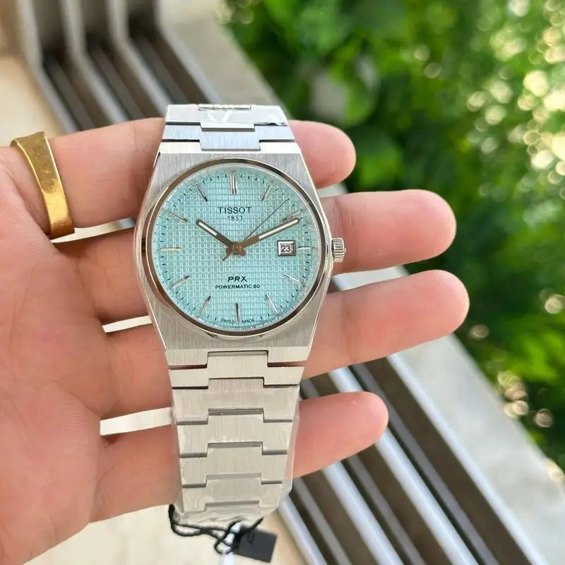 Tissot Prx Powermatic 80 Tiffany Blue 2
