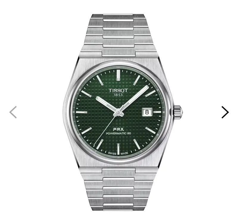Tissot Prx Powermatic Green 80 Automatic 3