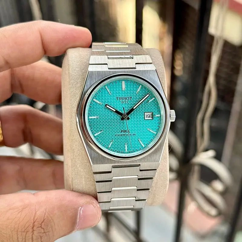 Tissot PRX Powermatic Ice Blue Dial 1