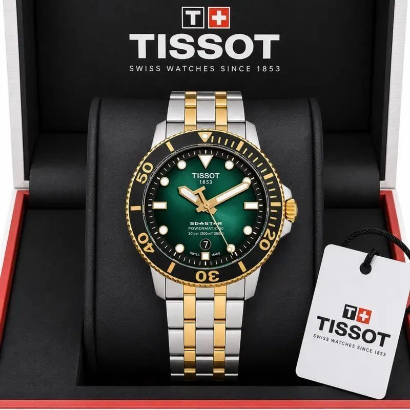 Tissot Seastar Powermatic 80 Green 2