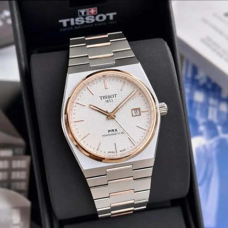 Tissot Silver Gold-Tone Automatic 1