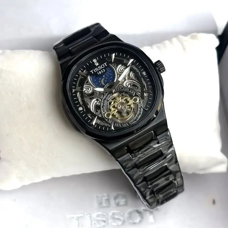Tissot Sun-Moon Automatic Black Dial 1