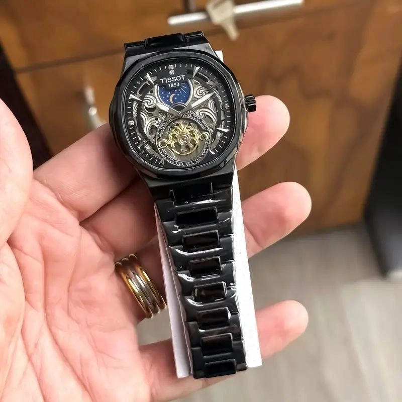 Tissot Sun-Moon Automatic Black Dial 3