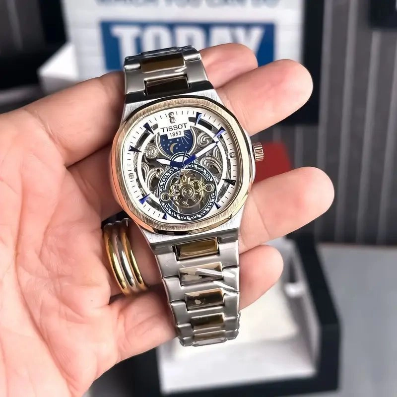 Tissot Sun-Moon Automatic White Dial 1
