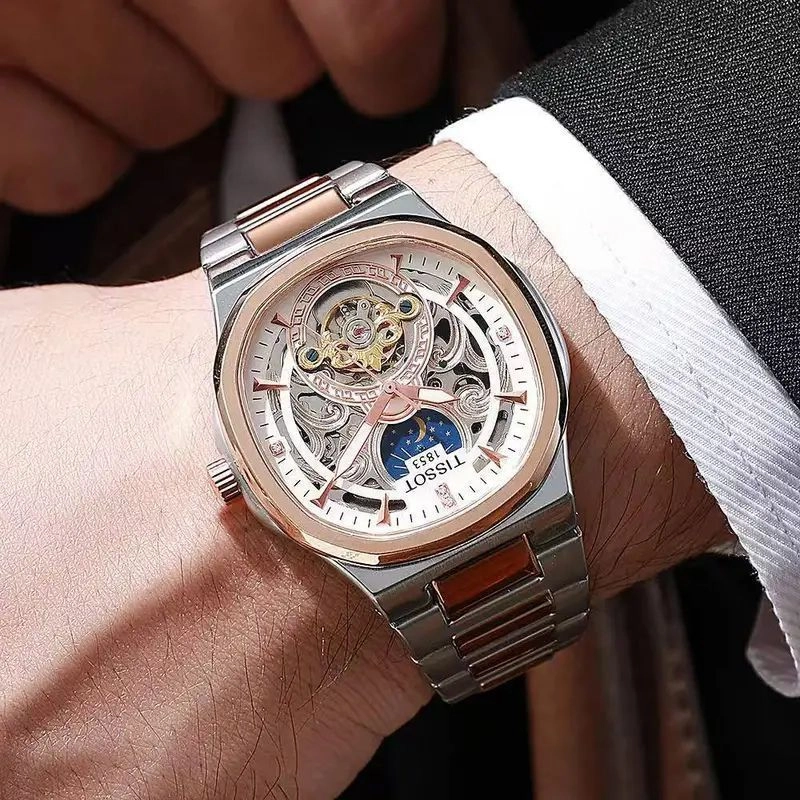 Tissot Sun-Moon Automatic White Dial 3
