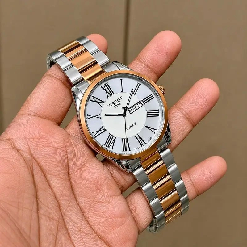 Tissot Super Slim Two Tone Day Date Quartz 3