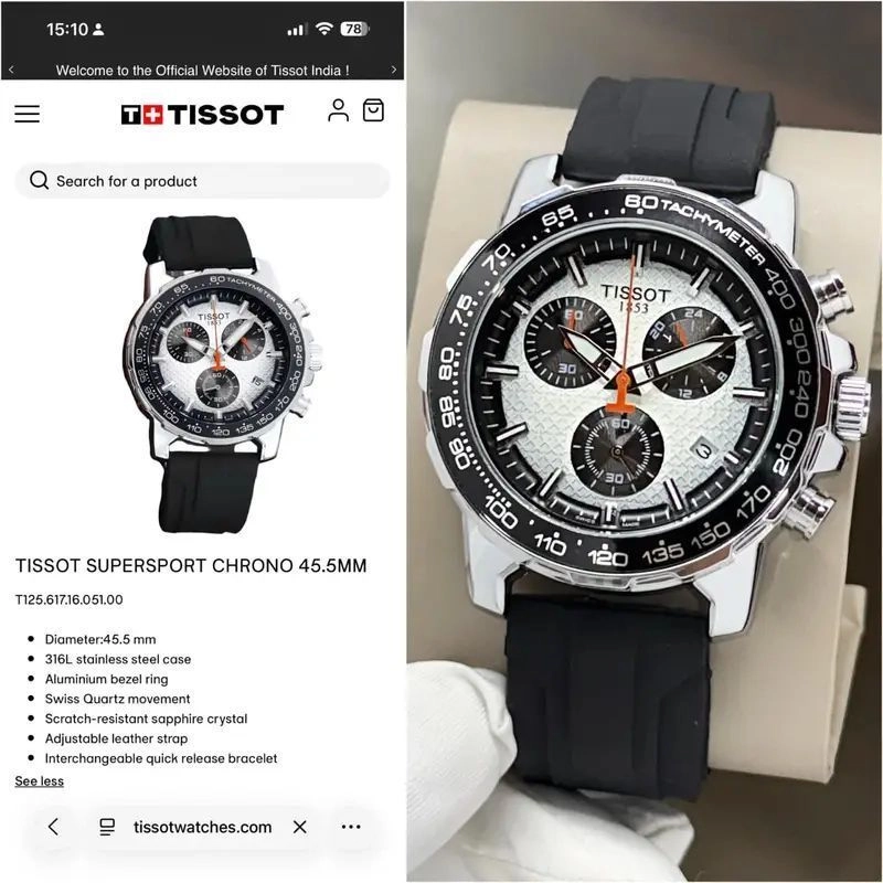 Tissot Supersport Chrono Black Edition 5