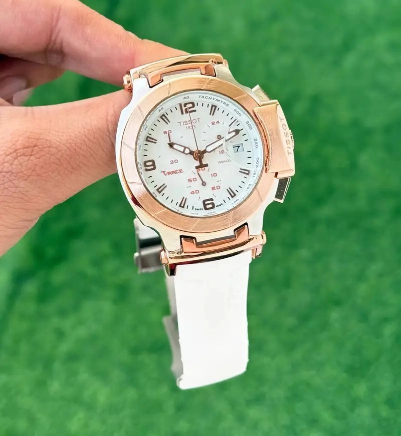 Tissot T-Race 1853 White Fibre Chronograph 5