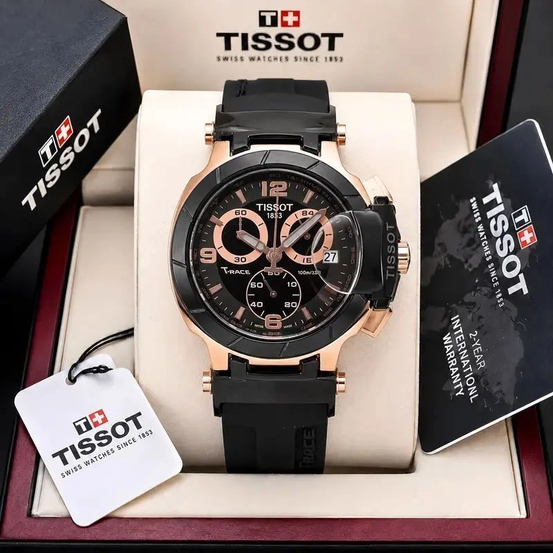 Tissot T-Race Black Dial Chronograph 1