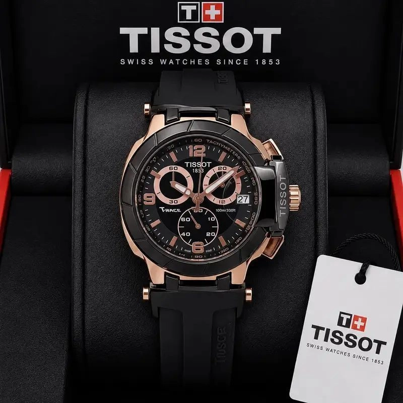 Tissot T-Race Black Dial Chronograph 2