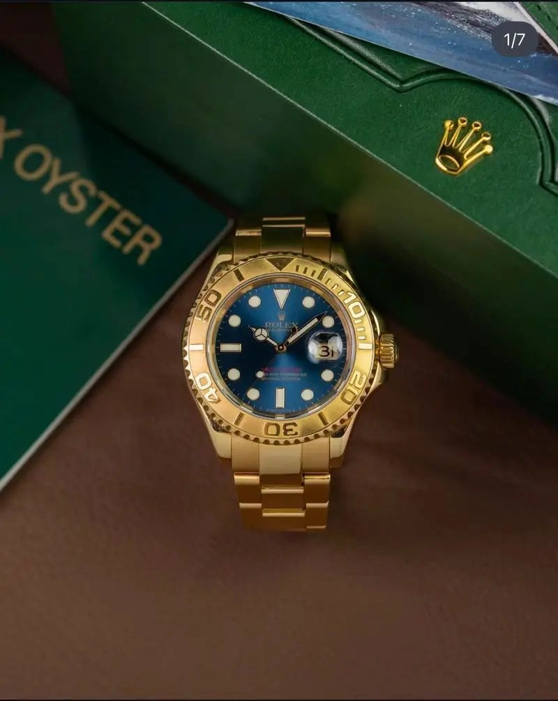 Rolex Yacht-Master Yellow Gold Blue Dial Automatic 2