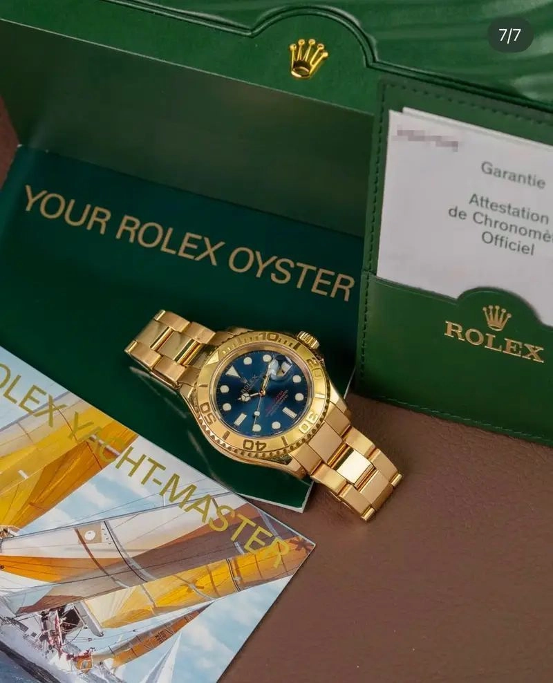 Rolex Yacht-Master Yellow Gold Blue Dial Automatic 6