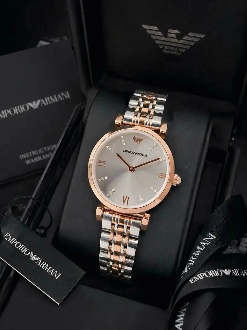 Emporio Armani Elegant Diamond Dial 3