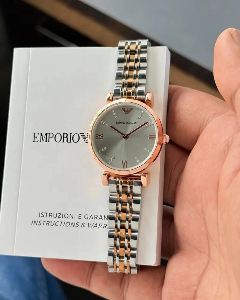 Emporio Armani Elegant Diamond Dial 4