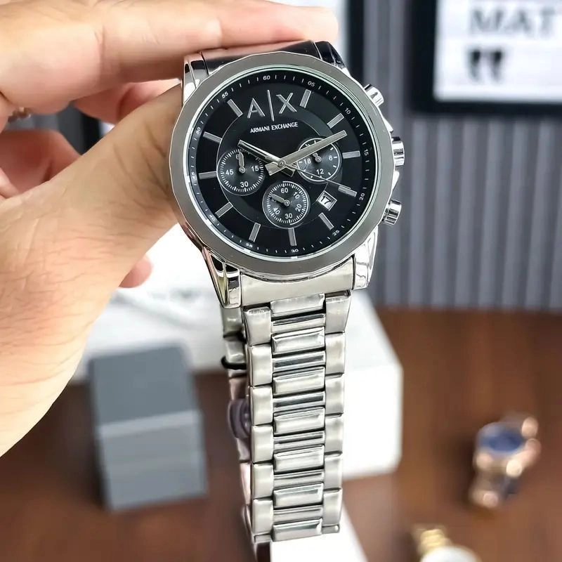 Armani Exchange Gunmetal Quartz 2