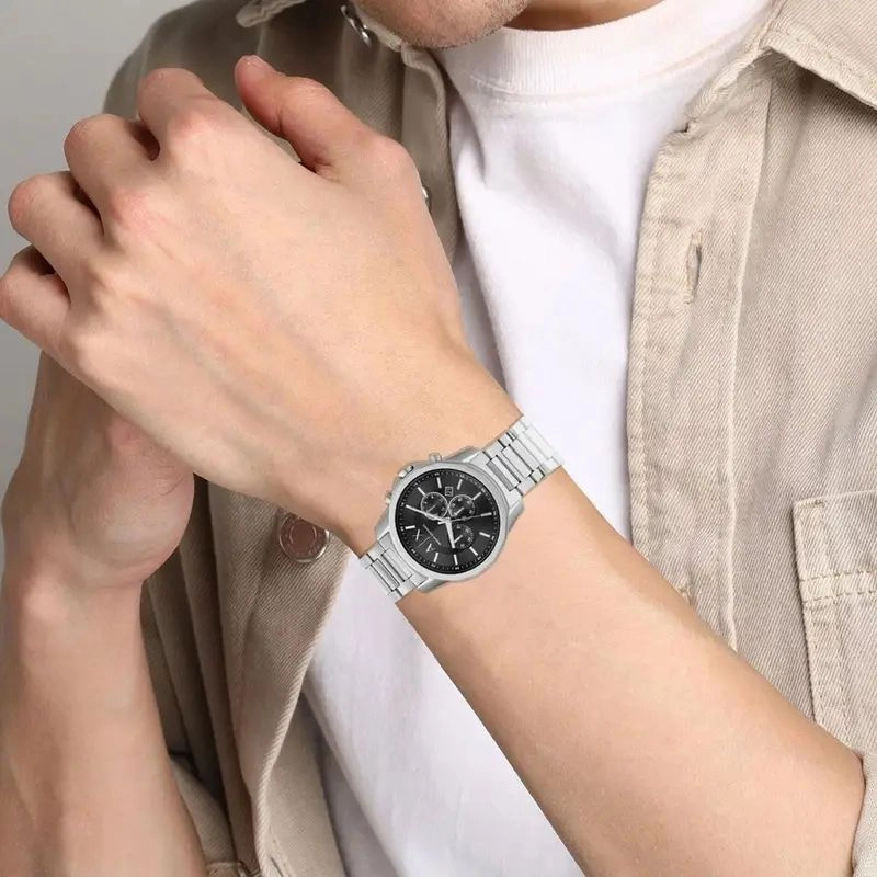 Armani Exchange Gunmetal Quartz 3