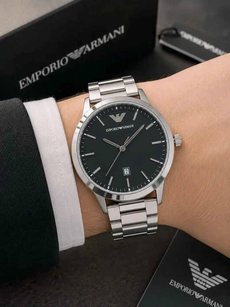 Emporio Armani 40mm Black Dial Automatic 2
