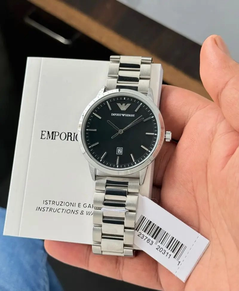 Emporio Armani 40mm Black Dial Automatic 3