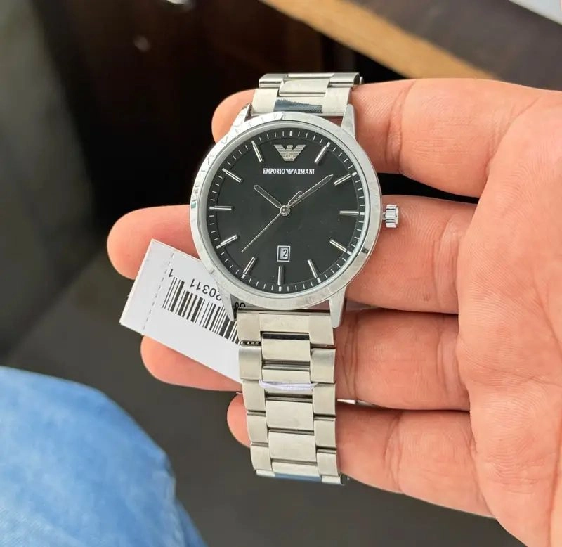 Emporio Armani 40mm Black Dial Automatic 4