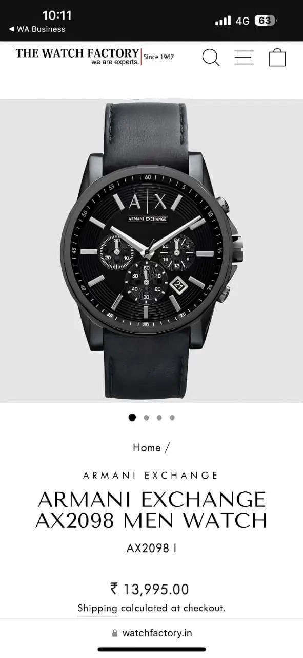 Armani Exchange AX2098 Black 2
