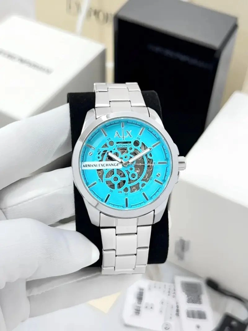 Armani Exchange Hampton Tiffany Blue Dial 1