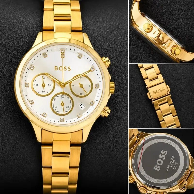 Boss Gold-Tone Quartz 4