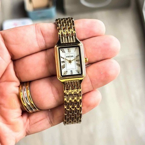 FOSSSIL_LADIES_GOLD-WHITE 1