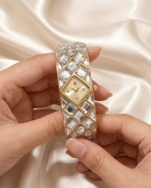 Swarrovsk_i Curiosa Bangle Gold To Gold