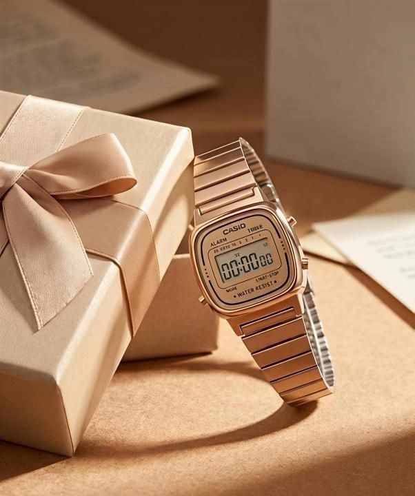 Casio Womens Vintage LA670 Copper 2