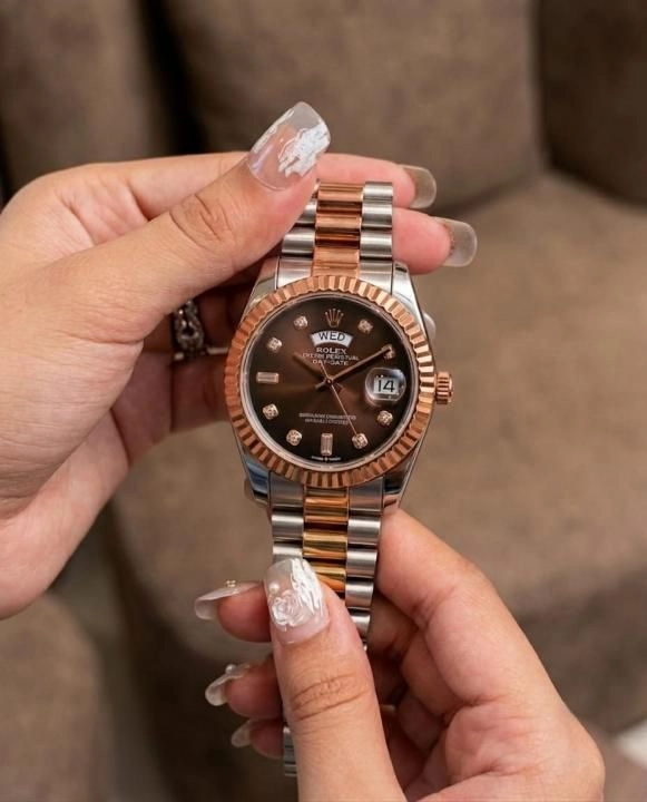 Role_x Oyster Perpetual Day Date Diamond 2Ton Copper - Brown