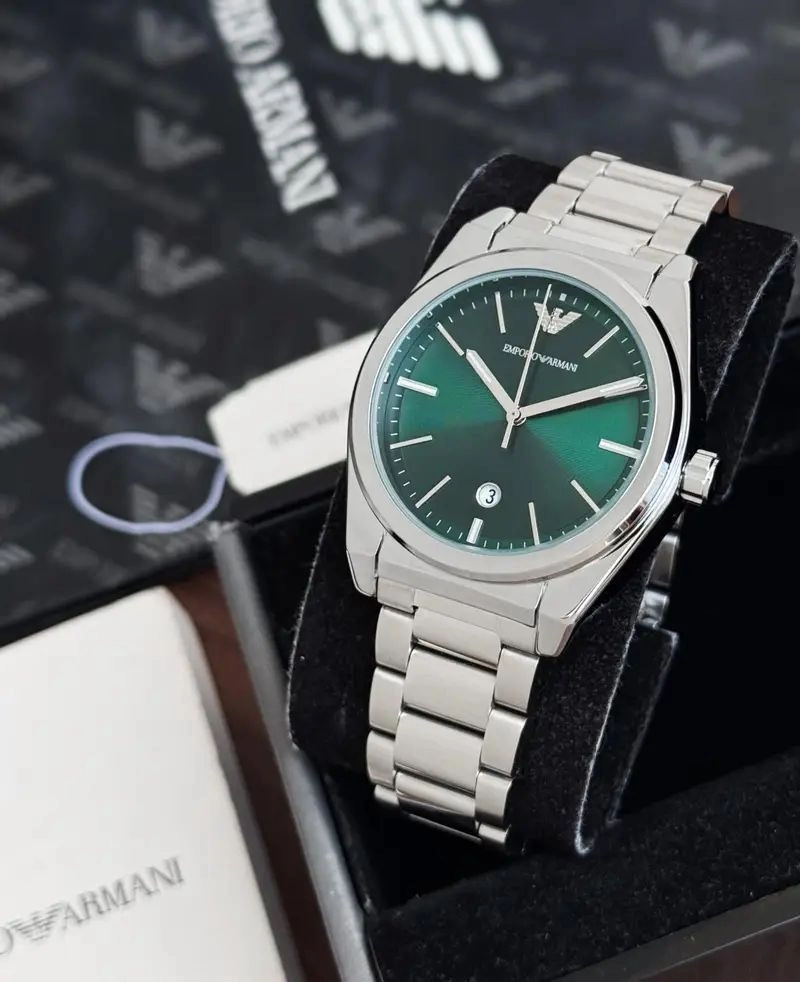Emporio Armani Green Dial 42mm Quartz 3