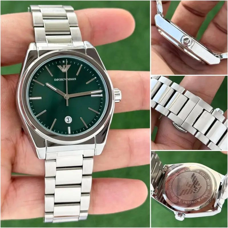 Emporio Armani Green Dial 42mm Quartz 5