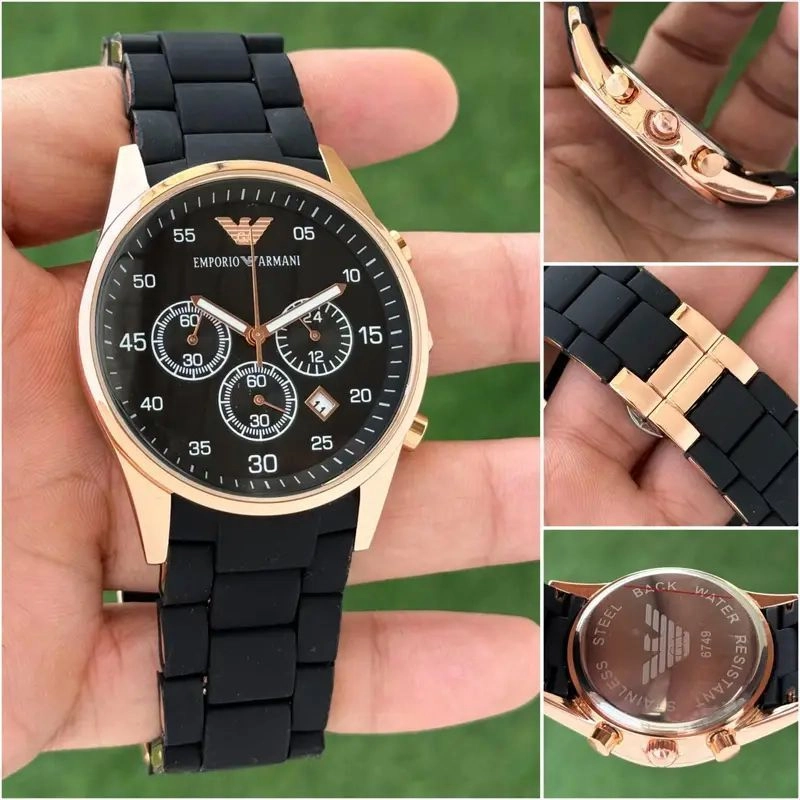 Emporio Armani Chronograph 42mm Black Quartz 3