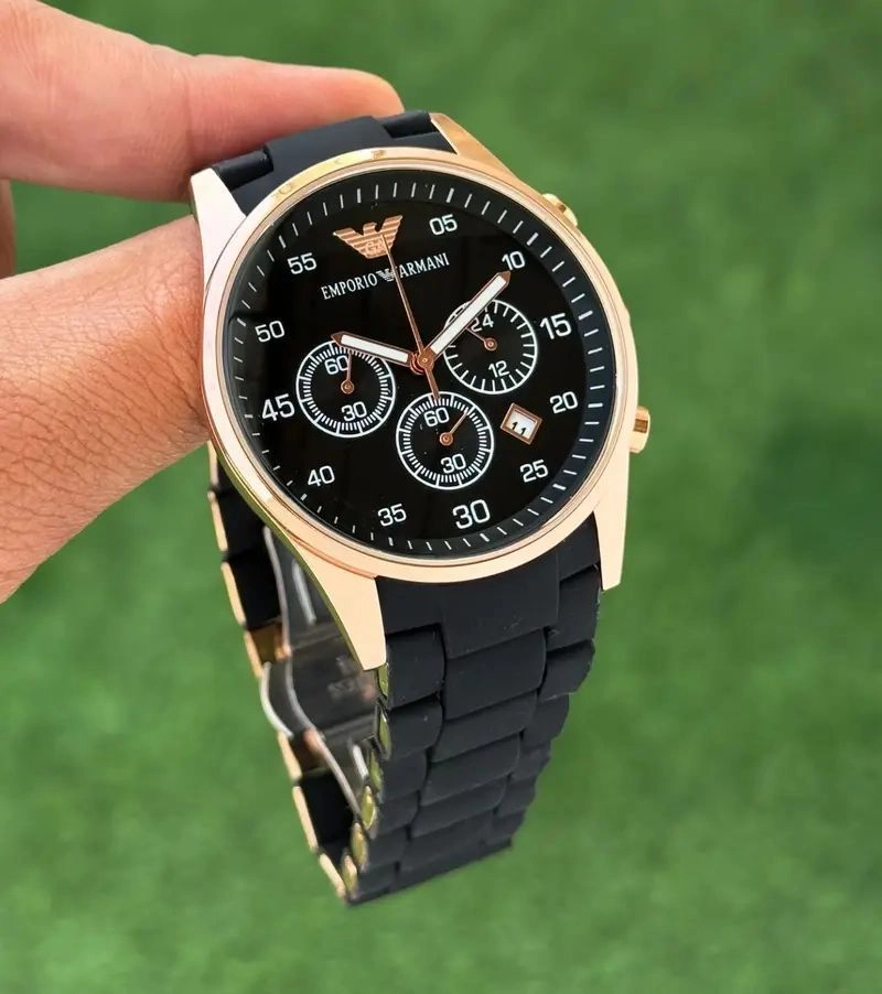Emporio Armani Chronograph 42mm Black Quartz 4