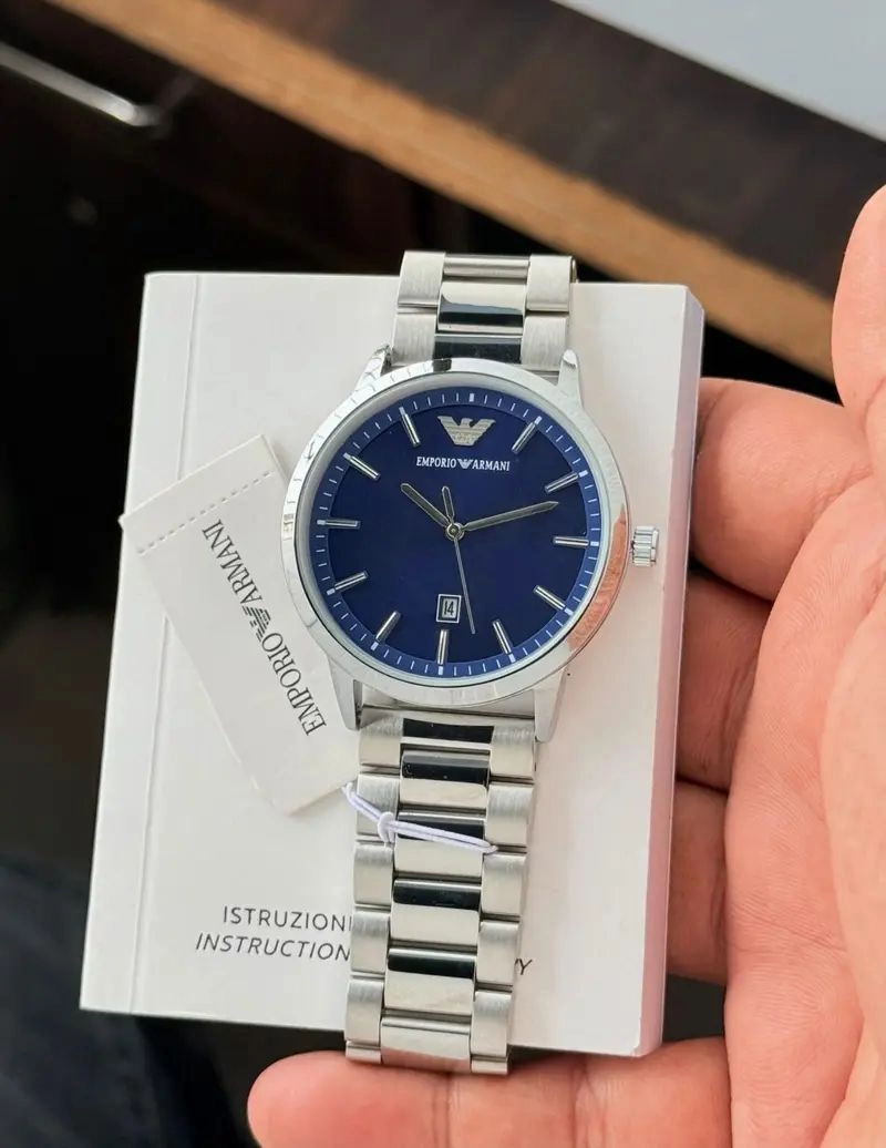 Emporio Armani Renato Series Blue Dial 3