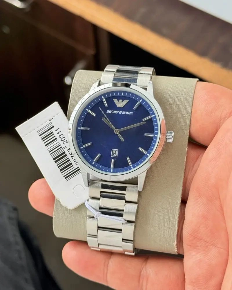 Emporio Armani Renato Series Blue Dial 4