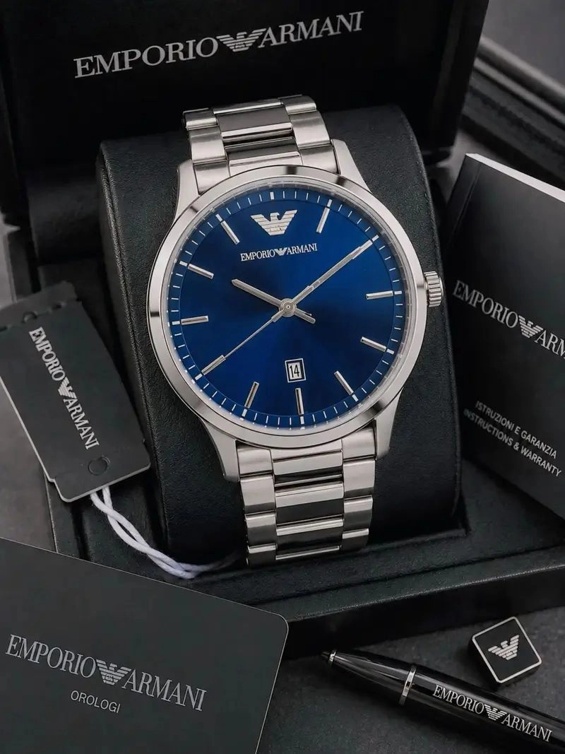 Emporio Armani Renato Series Blue Dial 5