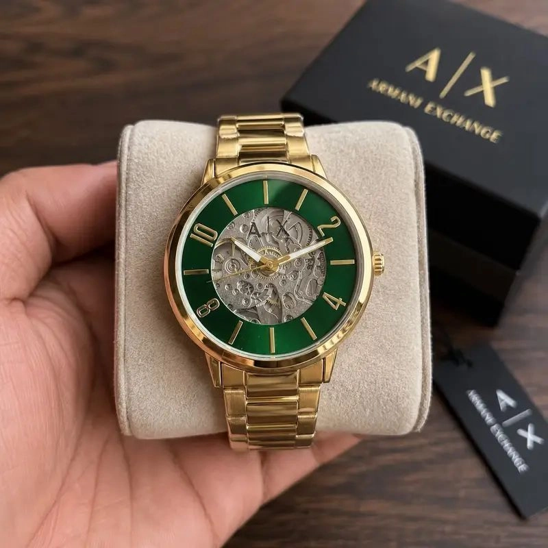 Armani Exchange Skeleton Dial Automatic 1