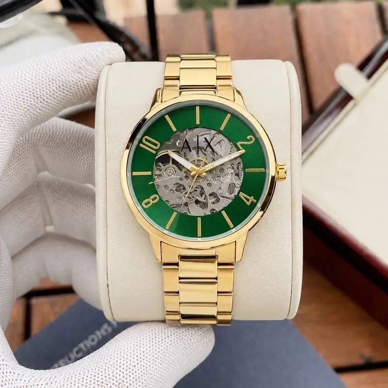 Armani Exchange Skeleton Dial Automatic 2