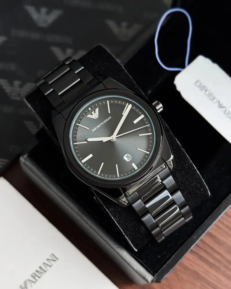 Emporio Armani Black Dial Quartz 3